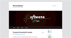 Desktop Screenshot of nionsoftware.com