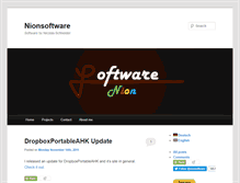 Tablet Screenshot of nionsoftware.com